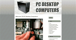 Desktop Screenshot of pcdesktopcomputers.net